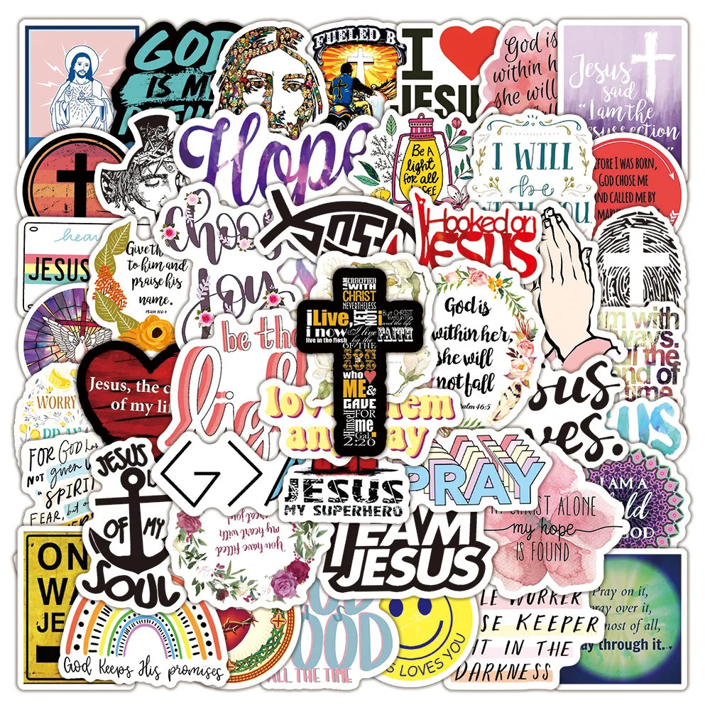 Jesus Prayer Stickers Set