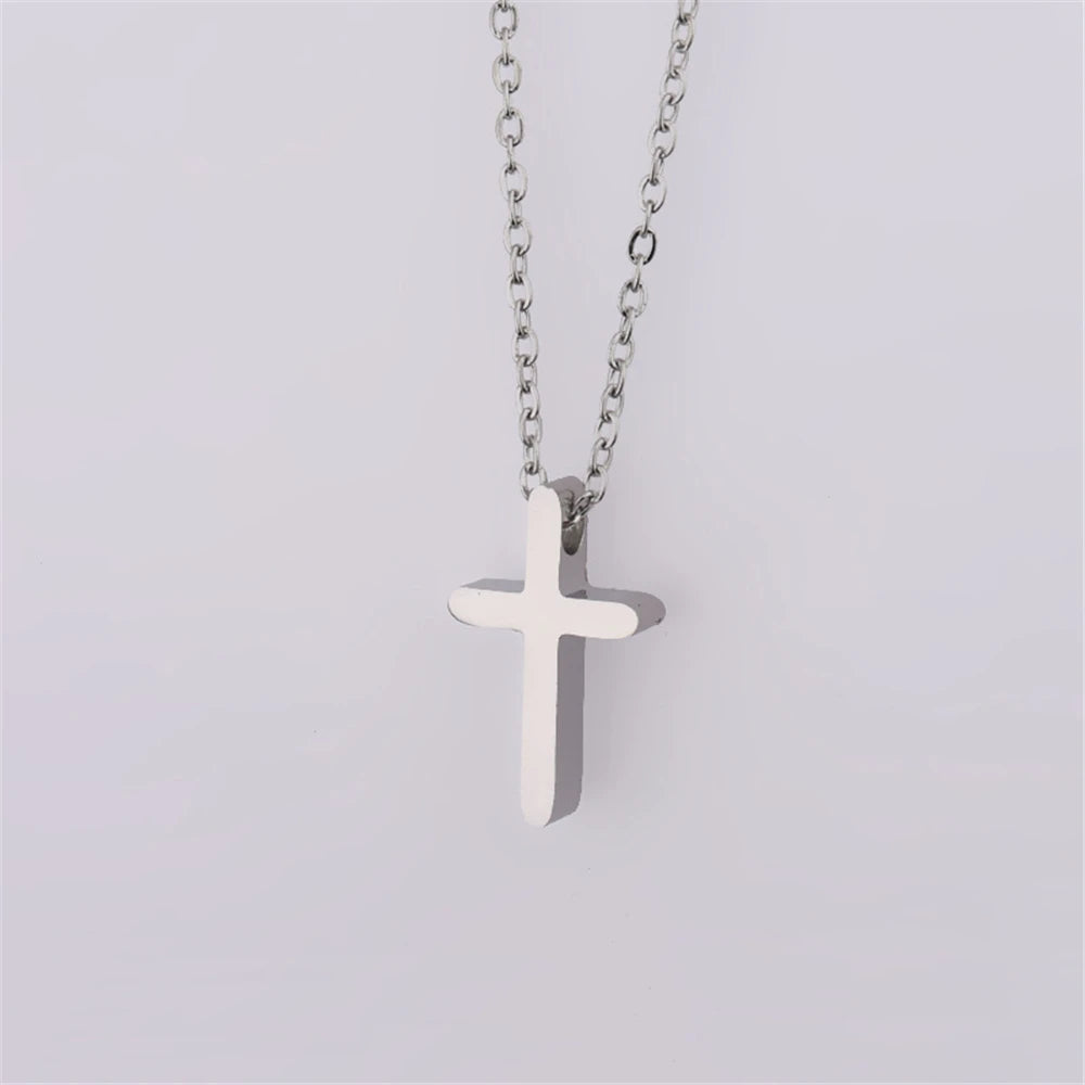 Small Jesus Cross Necklace