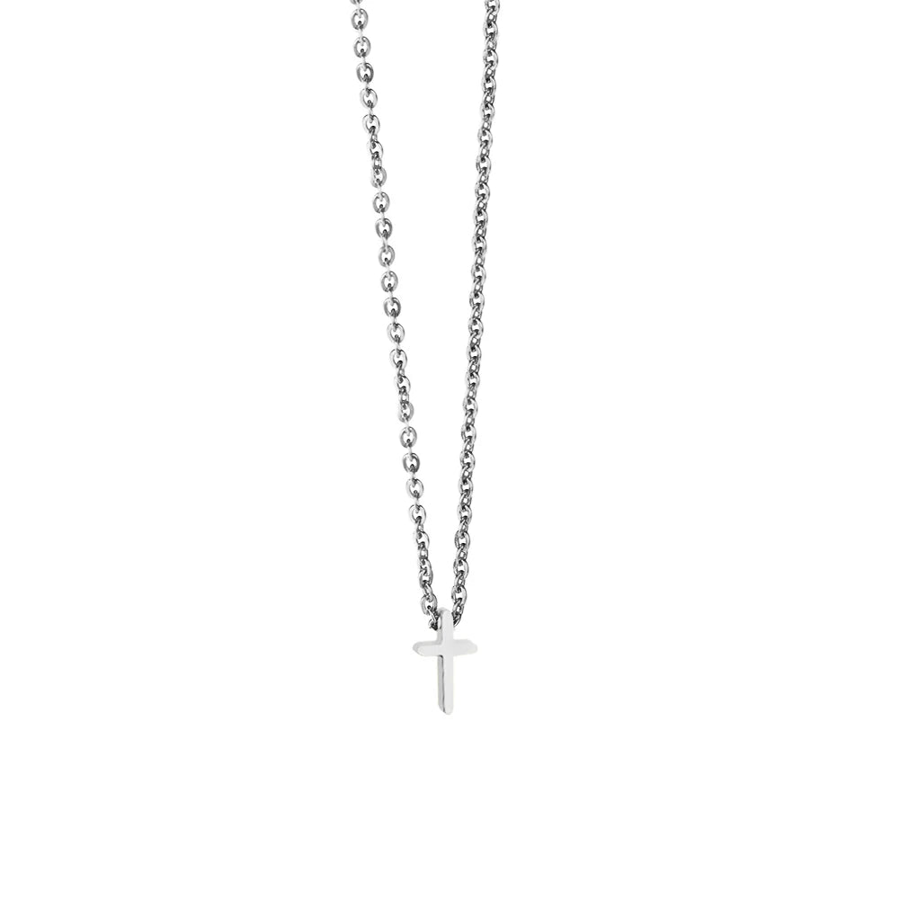 Small Jesus Cross Necklace
