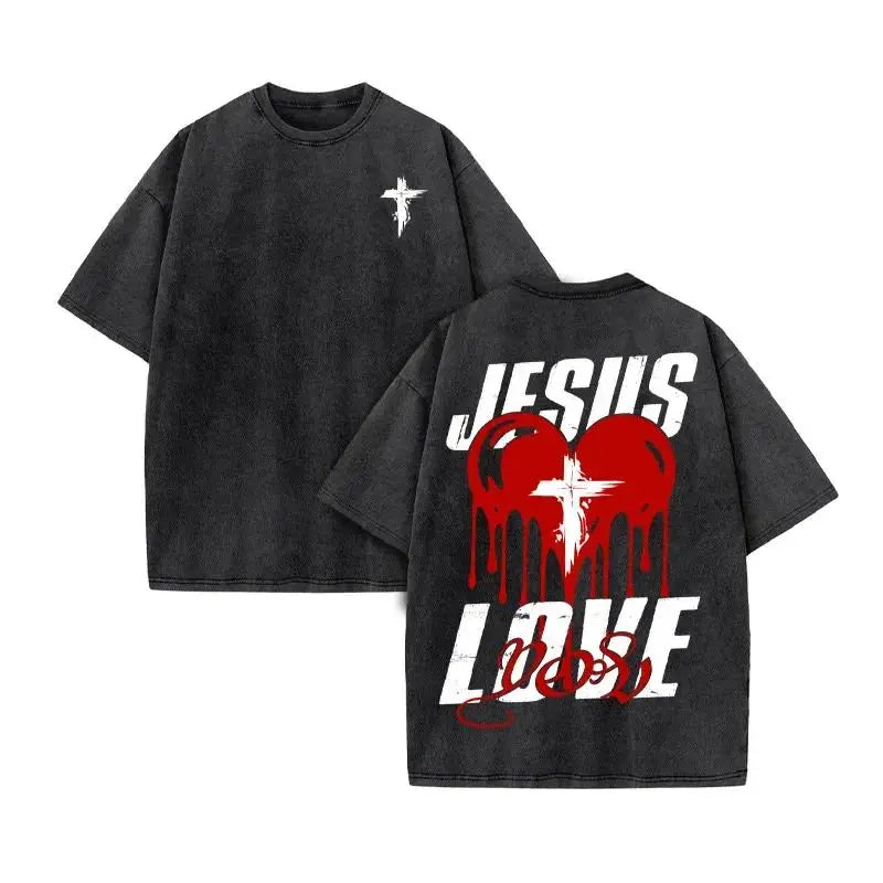 Jesus Vintage Oversized Tee