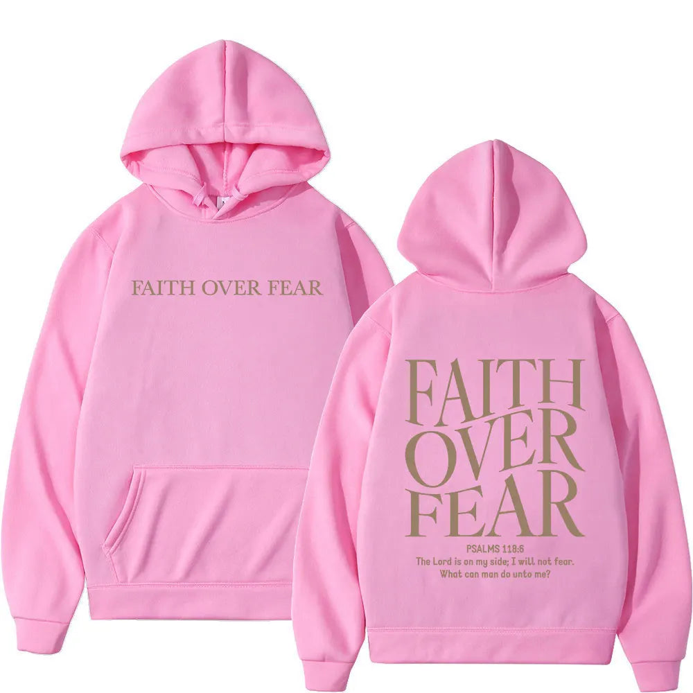 Faith Over Fear Oversized Hoodie