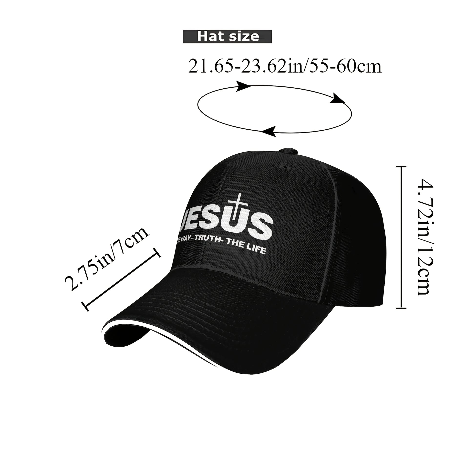Jesus Cross Dad Cap