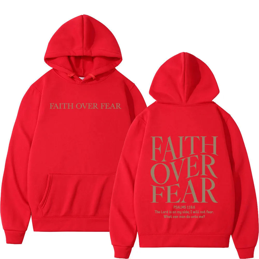Faith Over Fear Oversized Hoodie