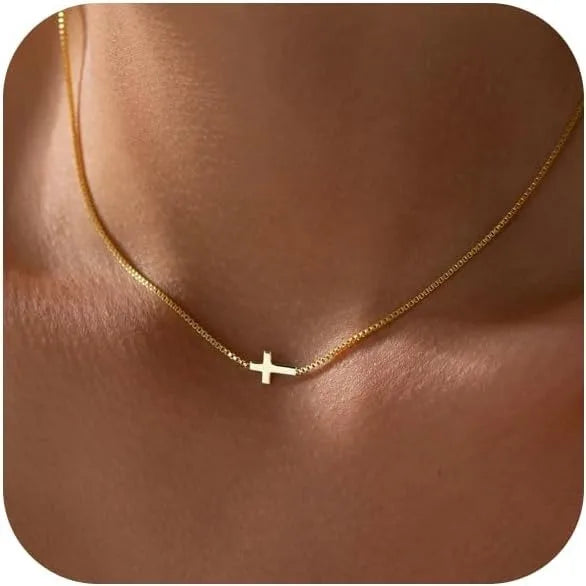 Gold Cross Necklace