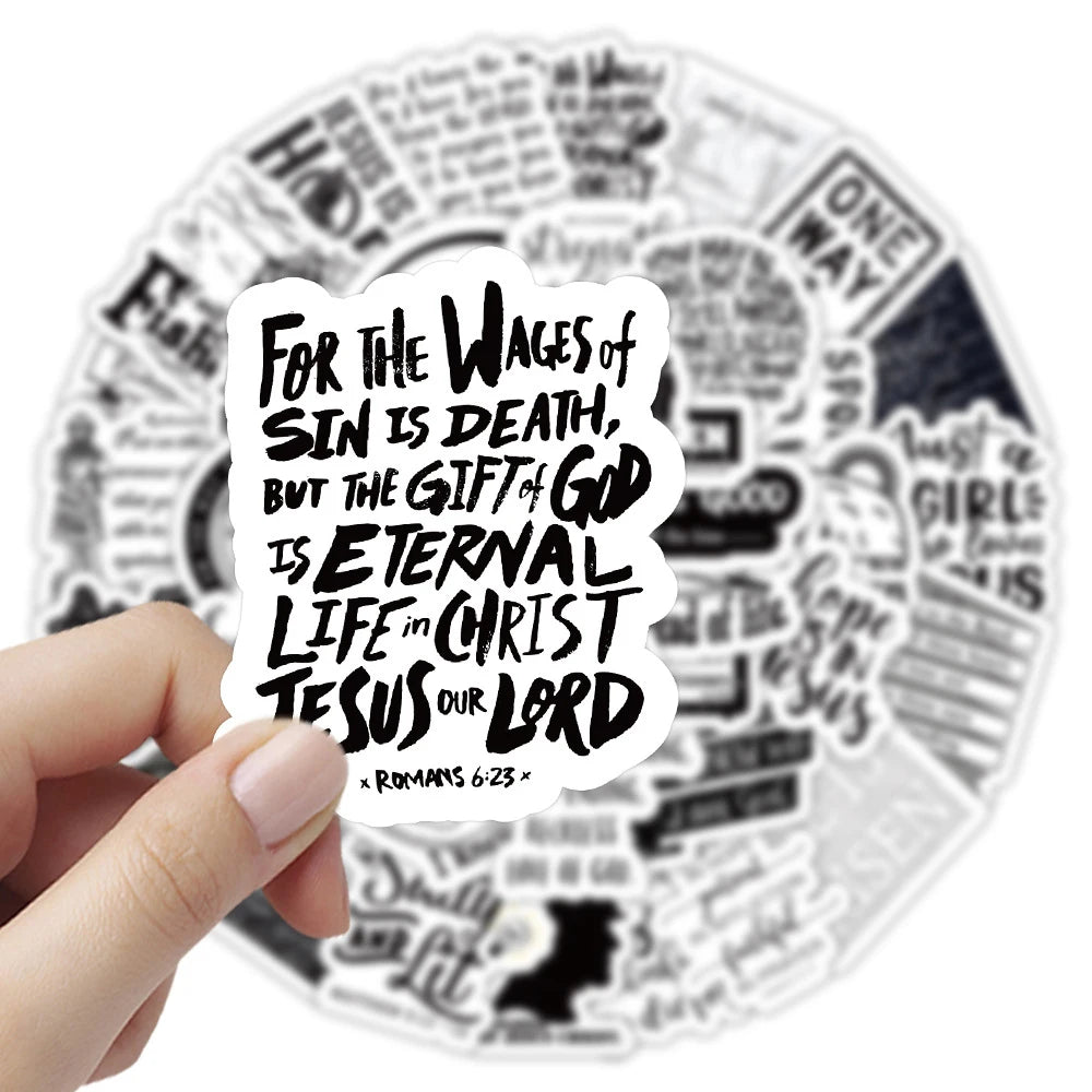 Jesus Phrase Stickers