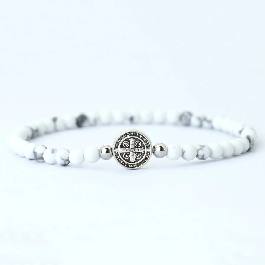 Saint Benedict Beaded Bracelet