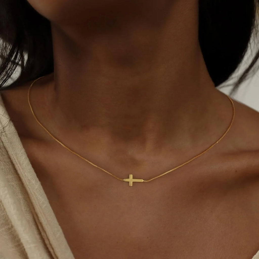 Gold Cross Necklace
