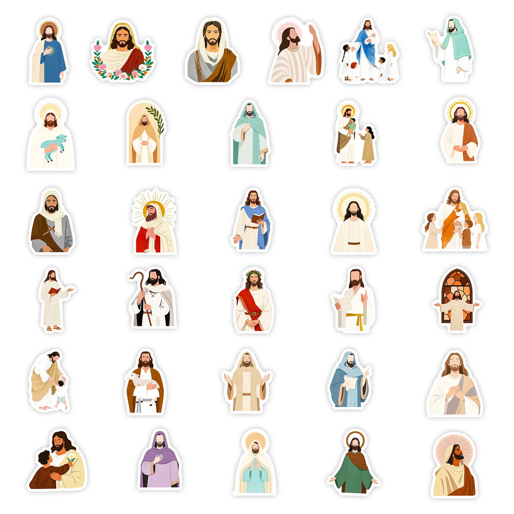 Aesthetic Jesus Stickers