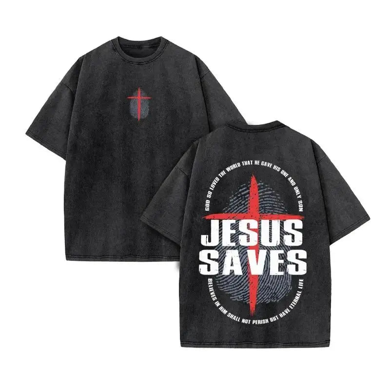 Jesus Vintage Oversized Tee