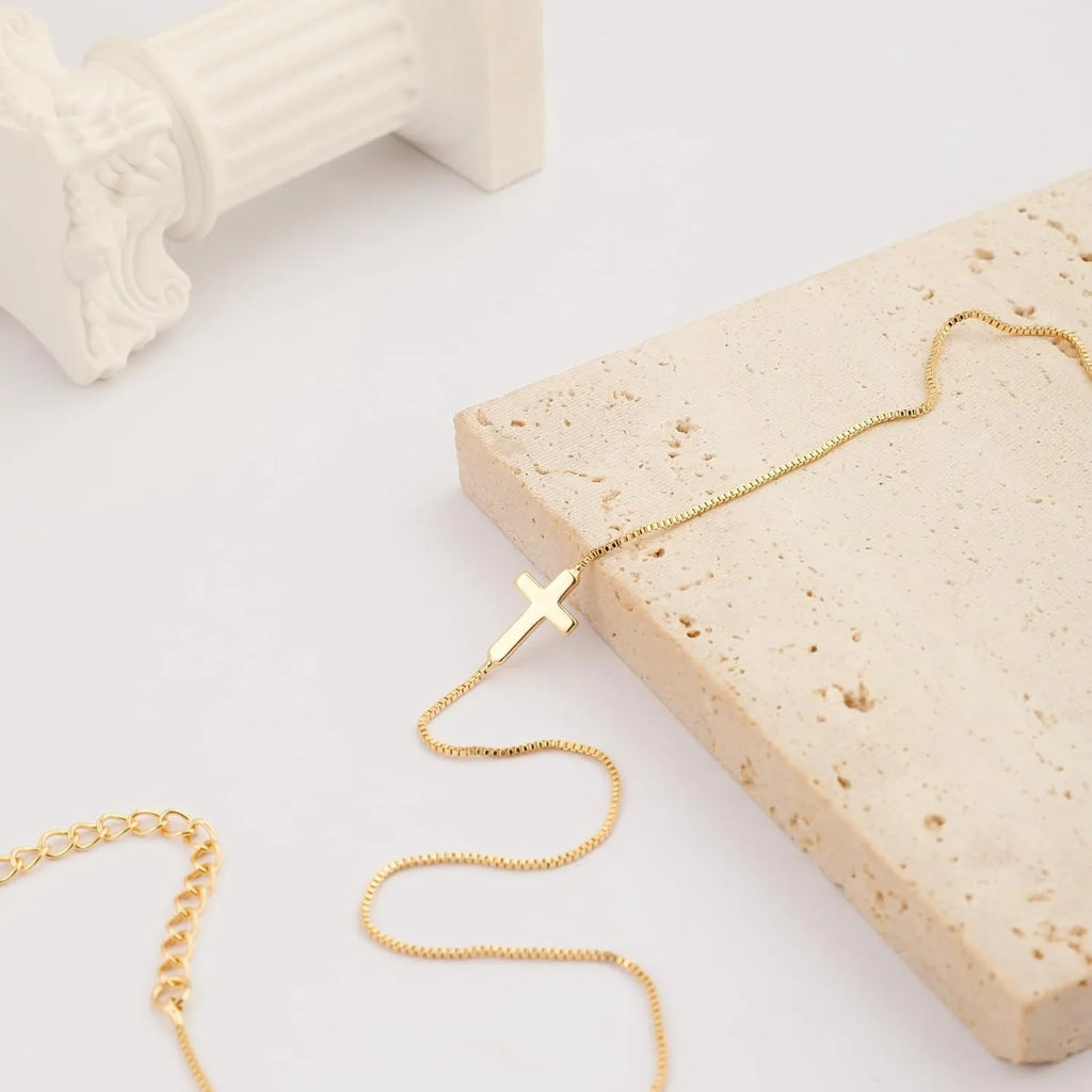 Gold Cross Necklace