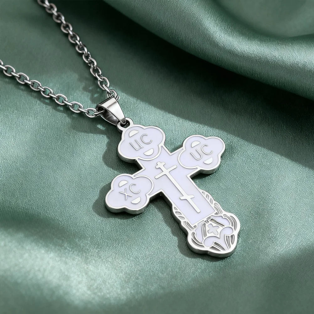 Serbian Orthodox Cross Necklace