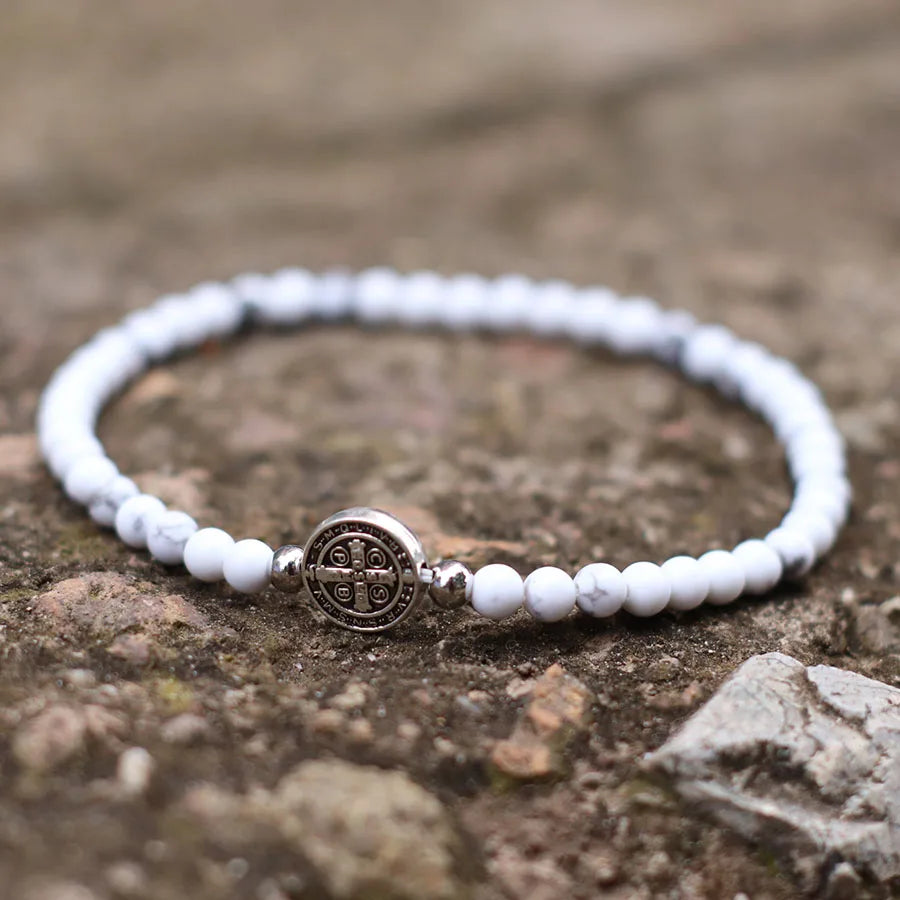Saint Benedict Beaded Bracelet