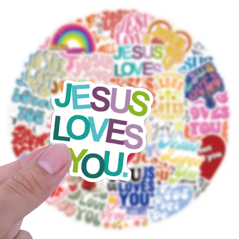 Jesus Loves You Stickers