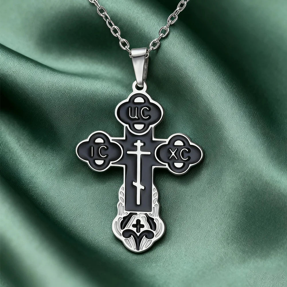 Serbian Orthodox Cross Necklace