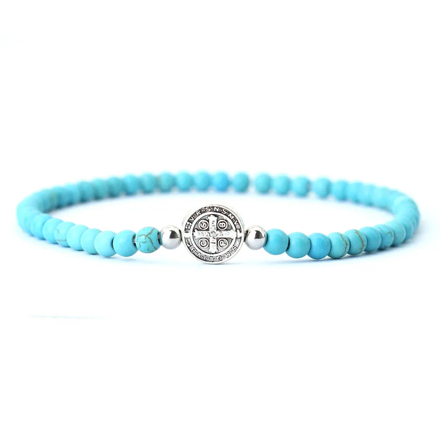 Saint Benedict Beaded Bracelet