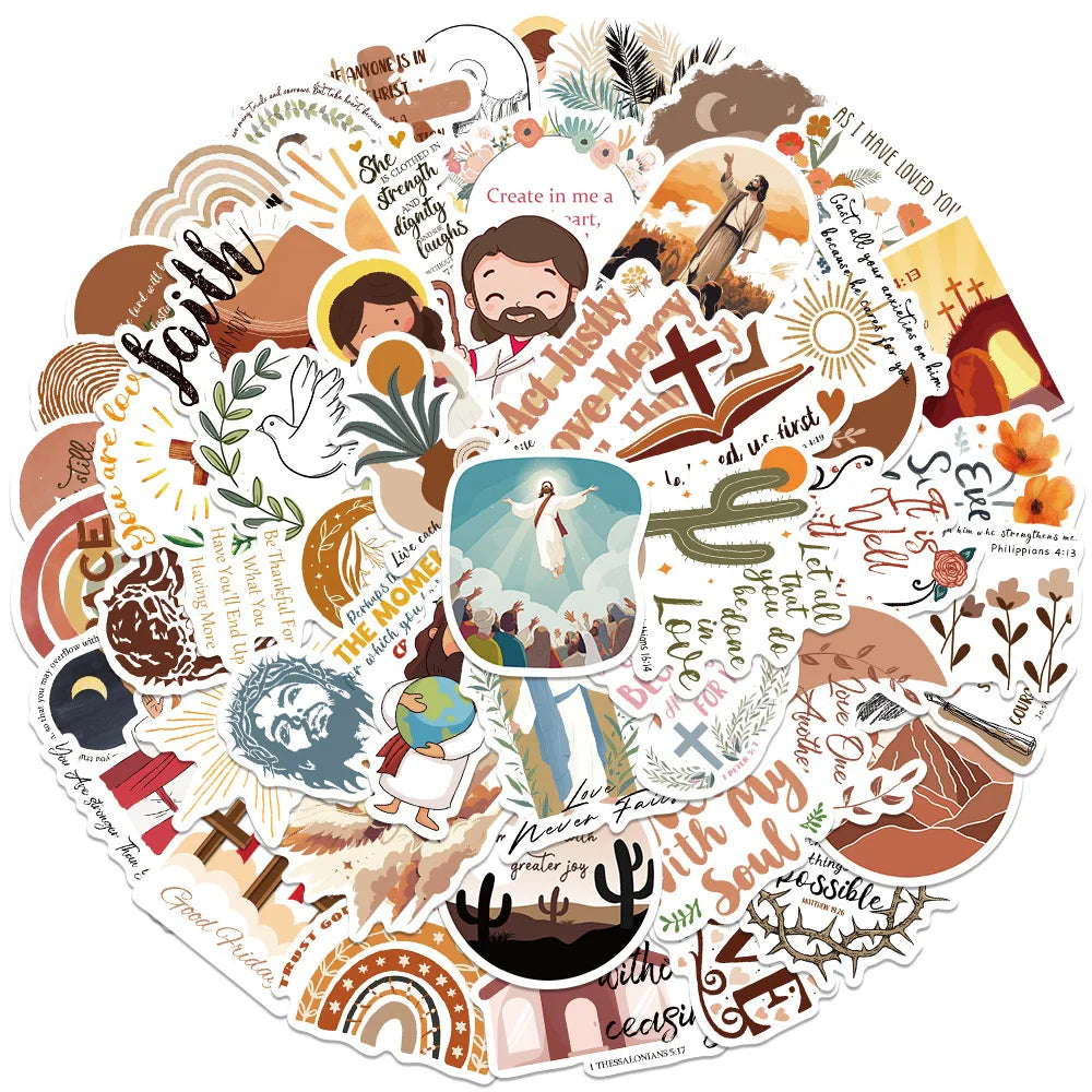 Inspirational Jesus Stickers