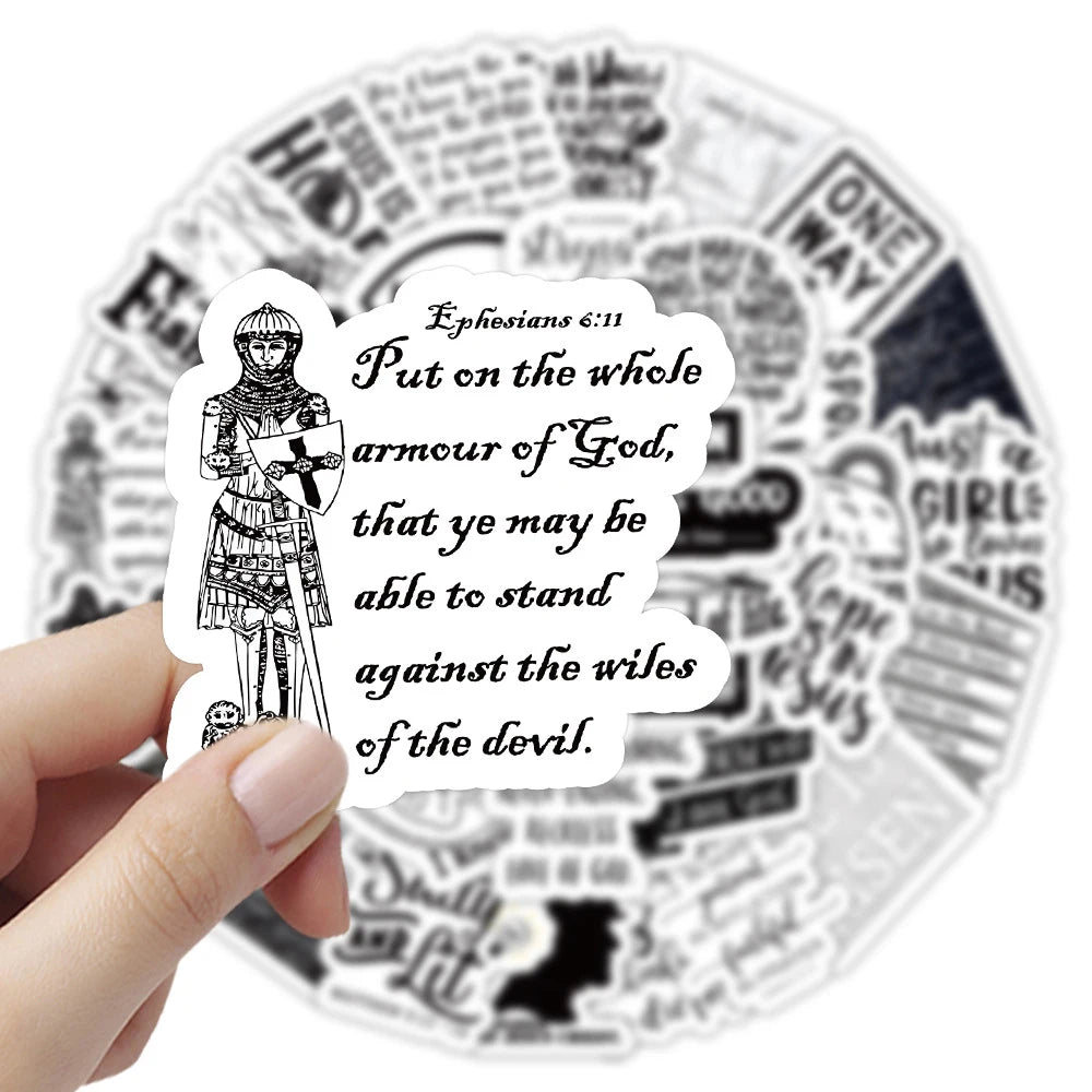 Jesus Phrase Stickers