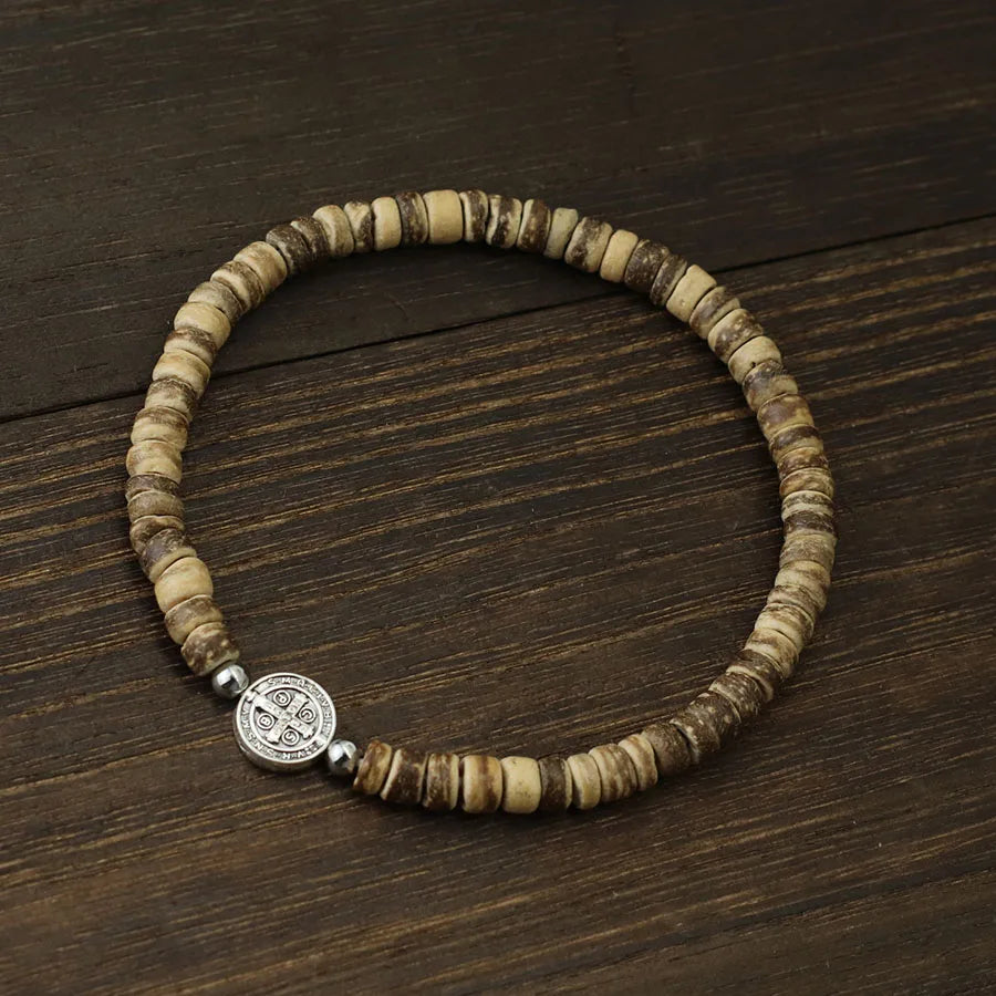 Saint Benedict Beaded Bracelet