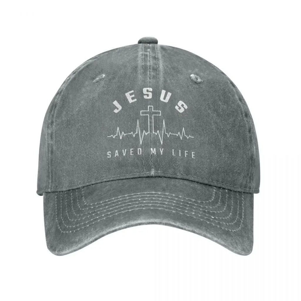 Jesus Saved My Life Cap
