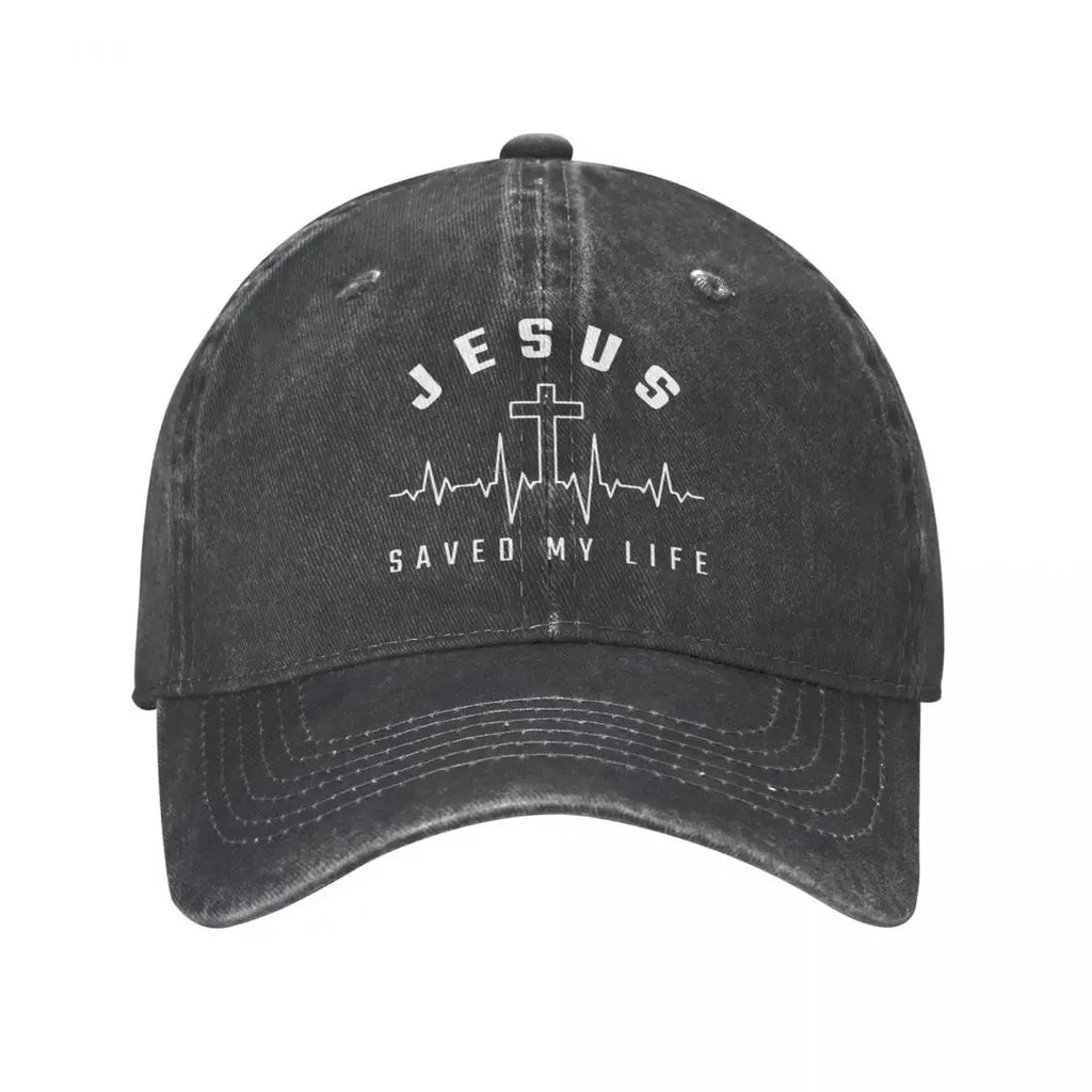Jesus Saved My Life Cap