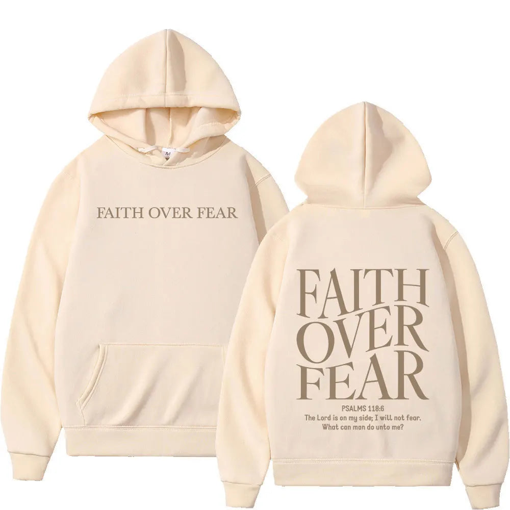 Faith Over Fear Oversized Hoodie