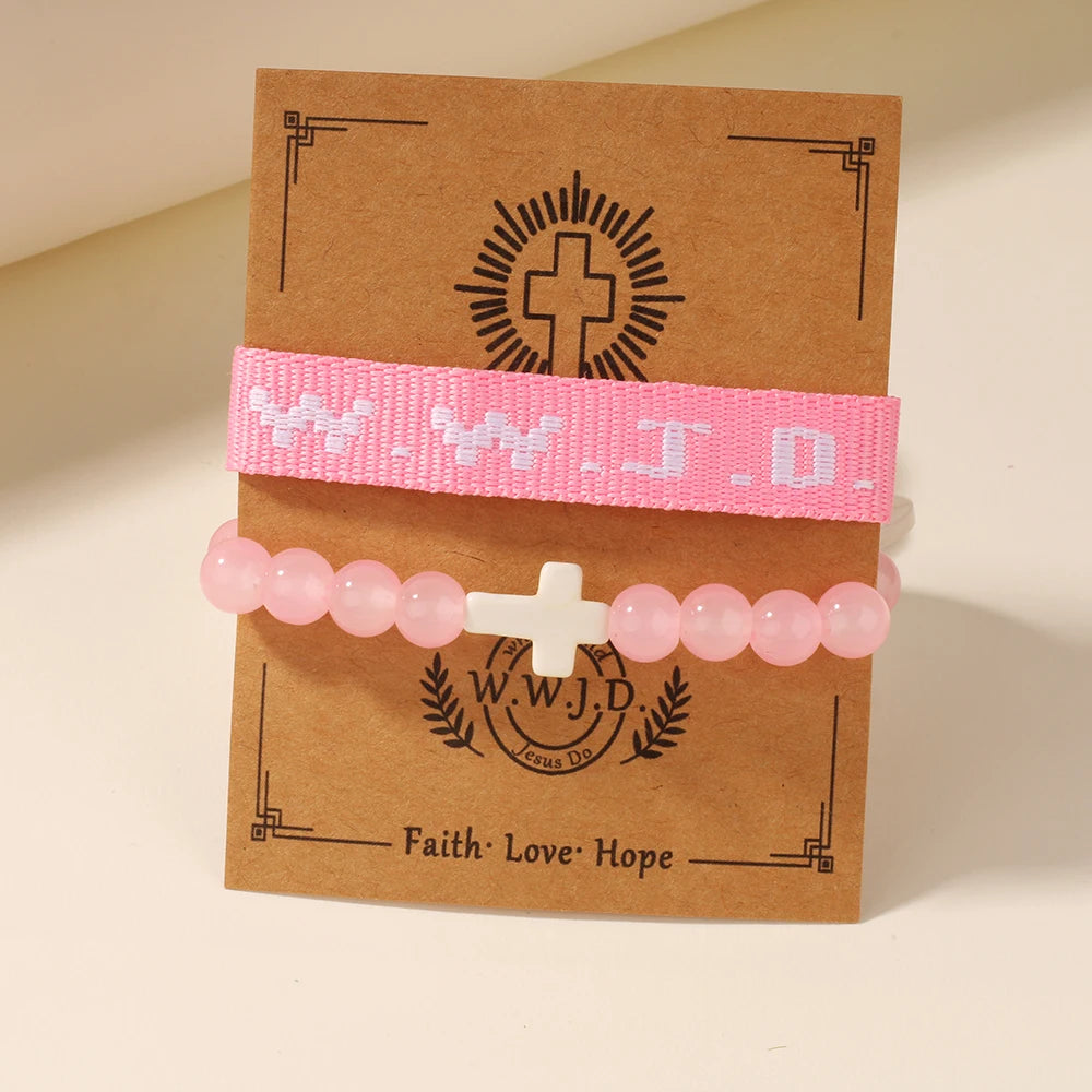WWJD Bracelet Set