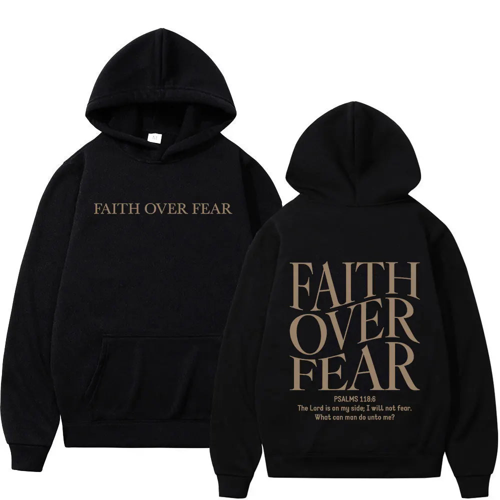 Faith Over Fear Oversized Hoodie