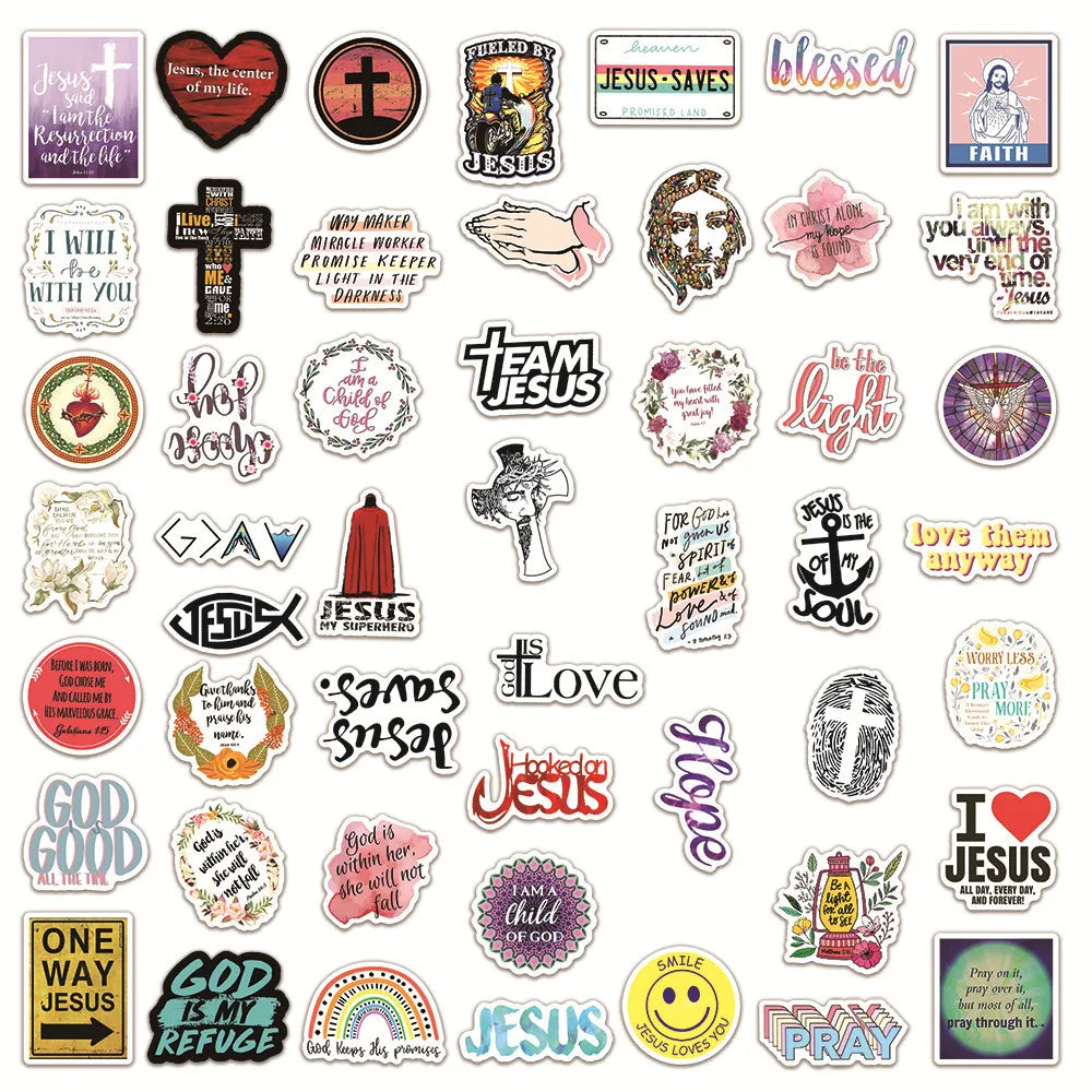 Jesus Prayer Stickers Set