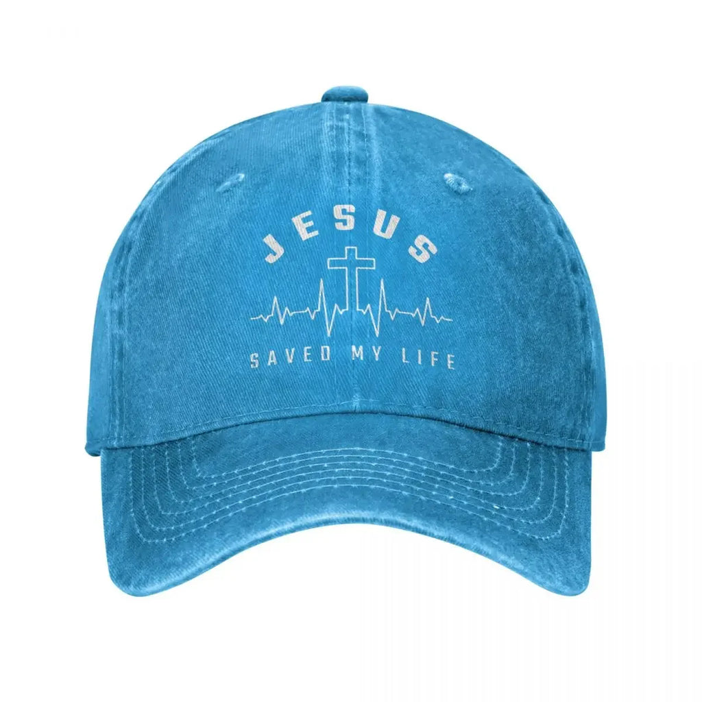 Jesus Saved My Life Cap