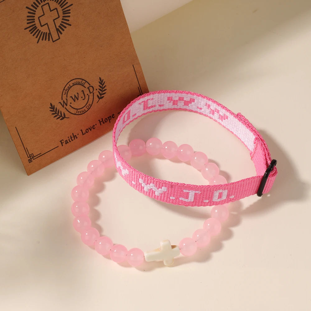WWJD Bracelet Set