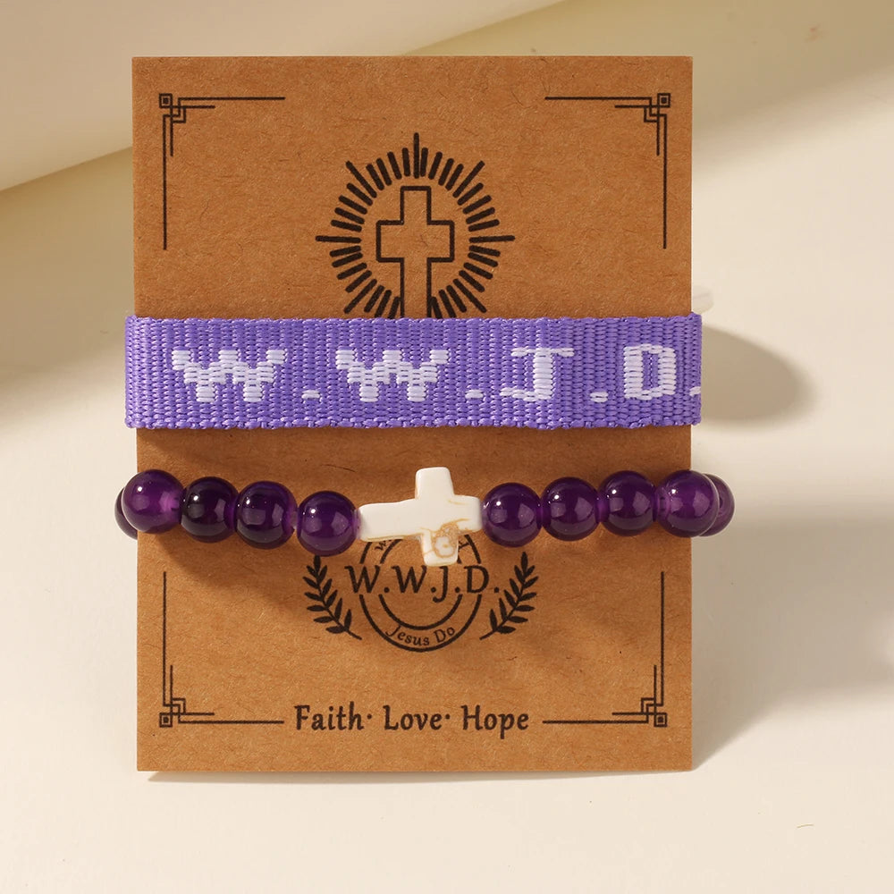 WWJD Bracelet Set