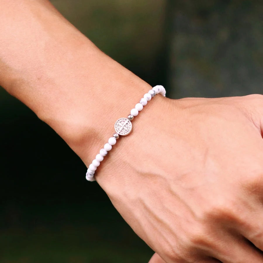 Saint Benedict Beaded Bracelet