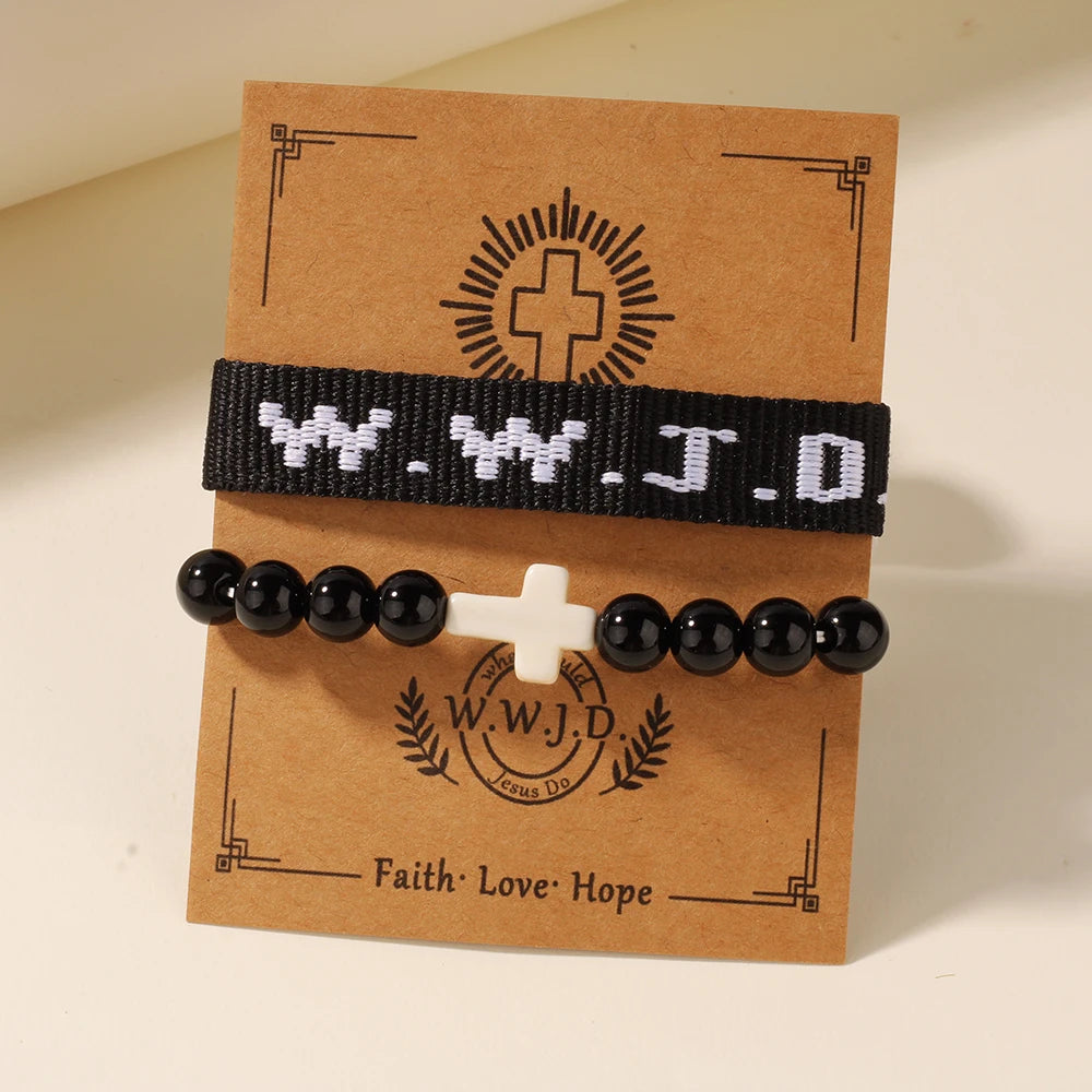 WWJD Bracelet Set