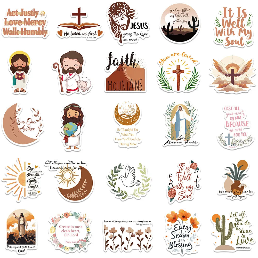 Inspirational Jesus Stickers