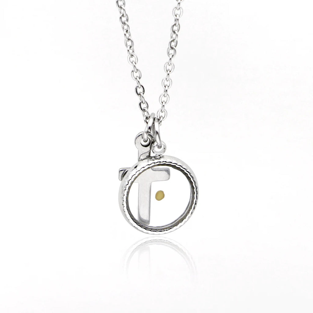 Mustard Seed Cross Necklace