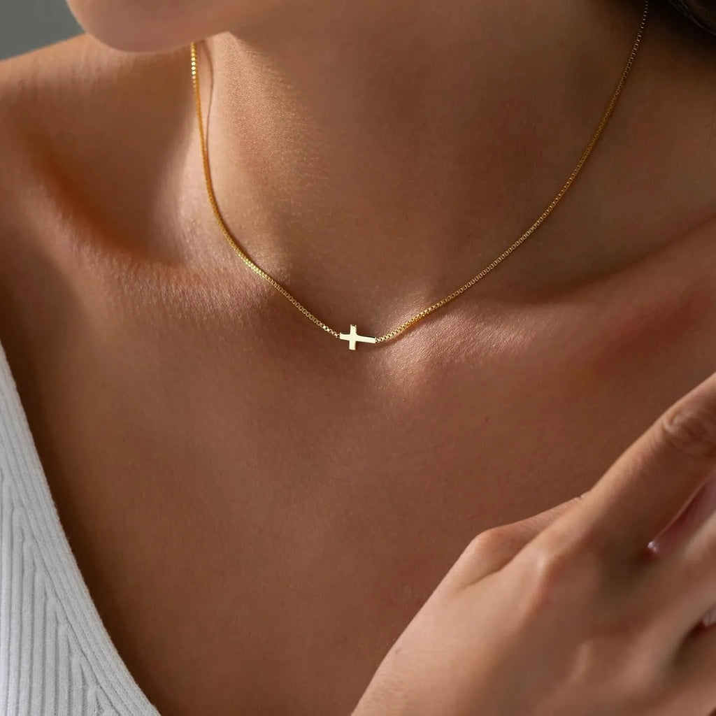 Gold Cross Necklace