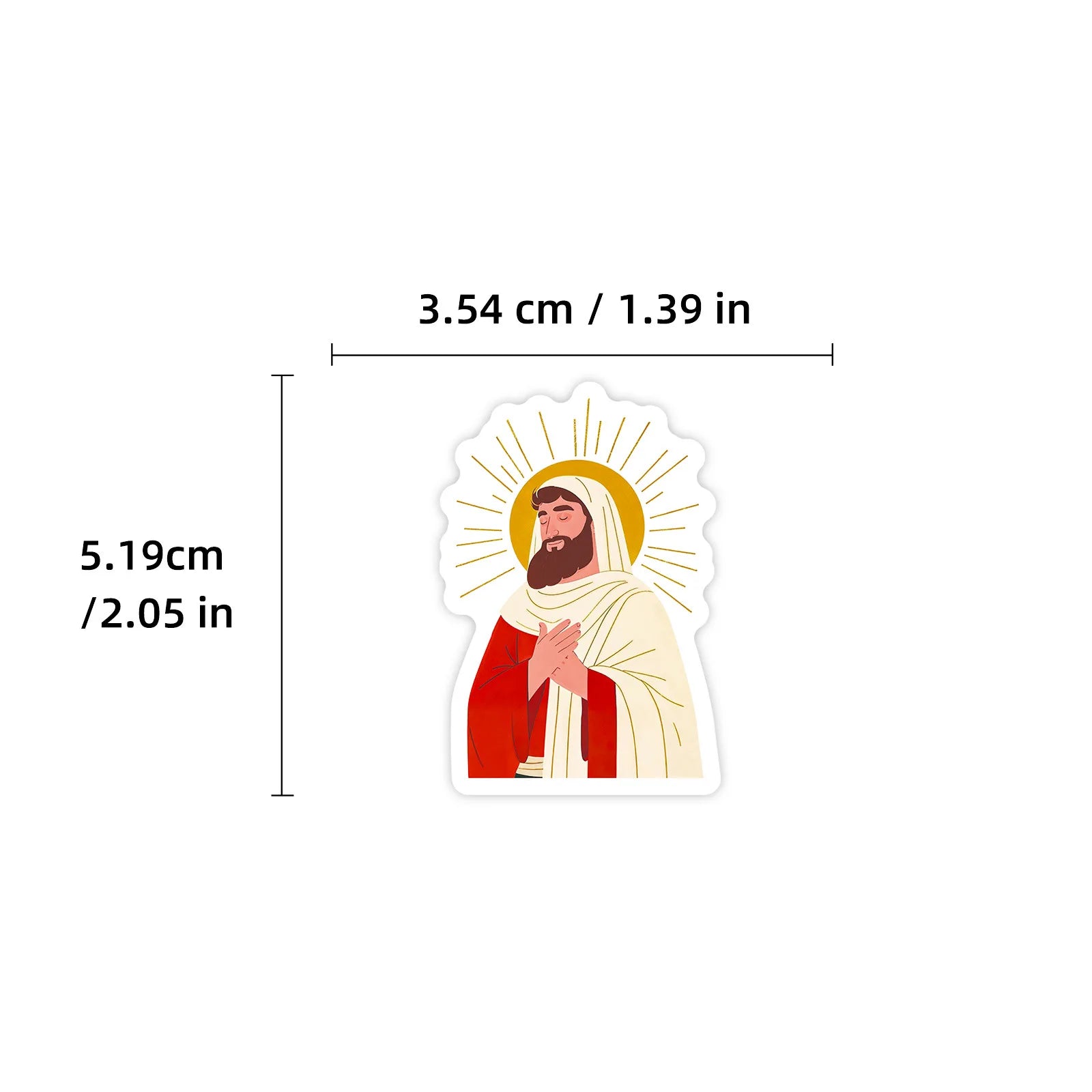 Aesthetic Jesus Stickers