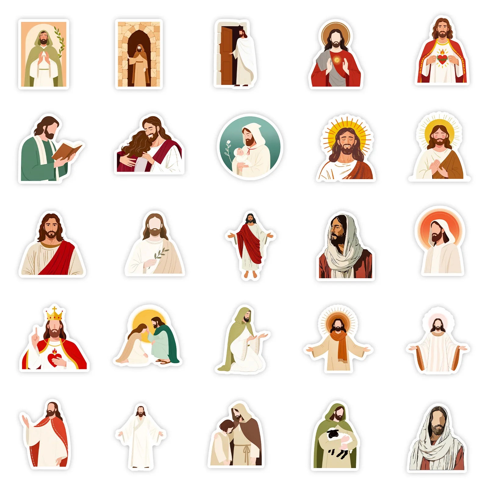 Aesthetic Jesus Stickers