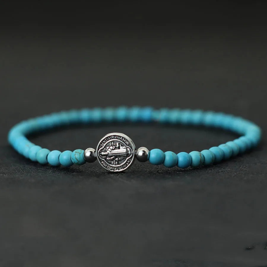 Saint Benedict Beaded Bracelet