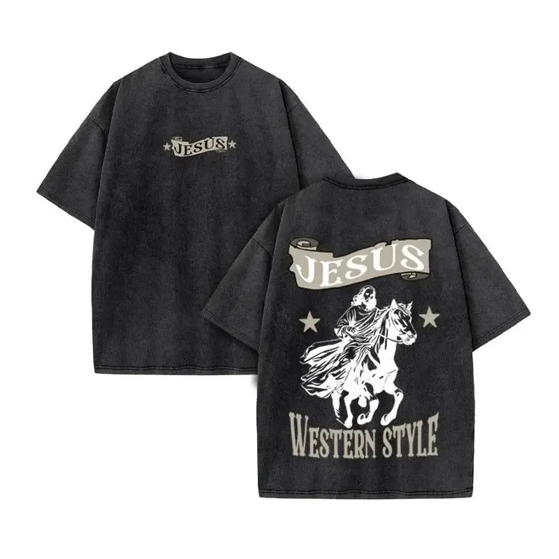 Jesus Vintage Oversized Tee